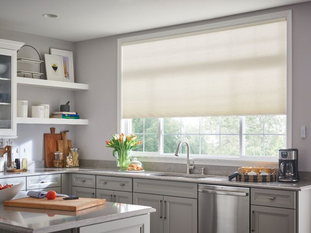 Custom cellular shades installed in a Central Florida home by VU Window Treatments, project 7