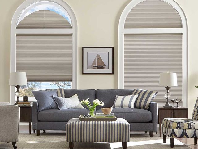 Motorization: custom cellular shades by VU Window Treatments in Central Florida