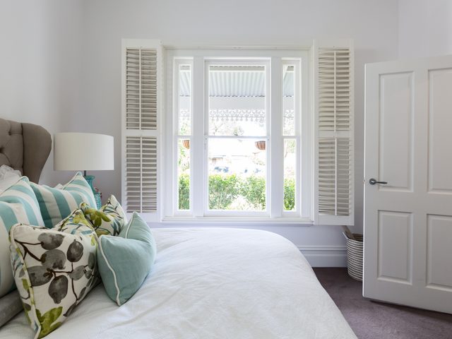 A Central Florida home fitted with interior shutters